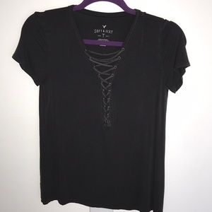 AEO LOW CUT CRISS CROSS SOFT AND SEXY